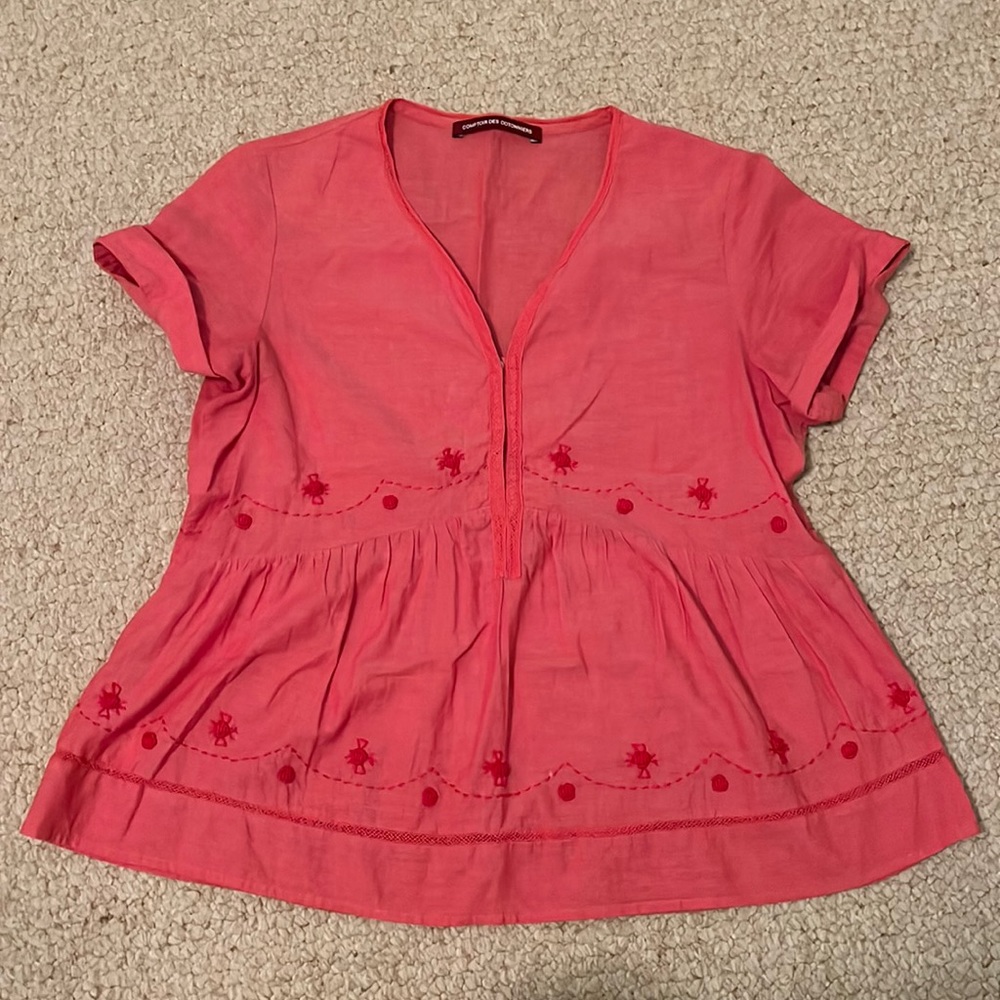 Vintage Embroidered Blouse 🇫🇷 from France